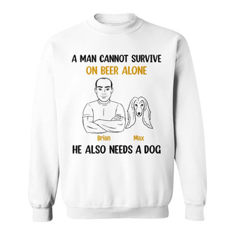 Personalized Dog Dad Sweatshirt - Thegiftio UK