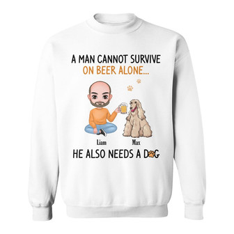 Personalized Dog Dad Sweatshirt - Thegiftio UK
