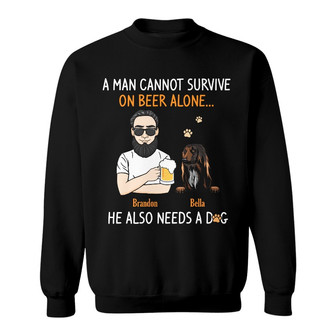 Personalized Dog Dad Sweatshirt - Thegiftio UK