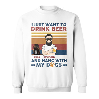 Personalized Dog Dad Sweatshirt - Thegiftio UK