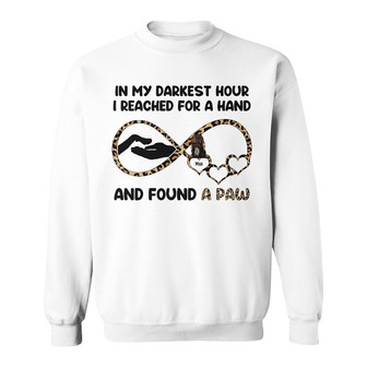 Personalized Dog I Found A Paw Sweatshirt - Thegiftio UK