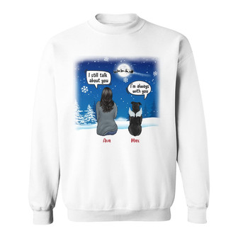Personalized Dog Memo Christmas Watching Sweatshirt - Thegiftio UK