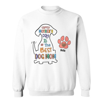 Personalized Dog Mom Mother Day Sweatshirt - Thegiftio UK