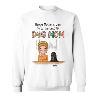 Personalized Dog Mom Mother's Day Sweatshirt - Thegiftio UK