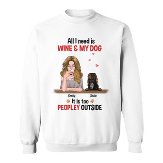 Personalized Dog Mom Need Sweatshirt - Thegiftio UK