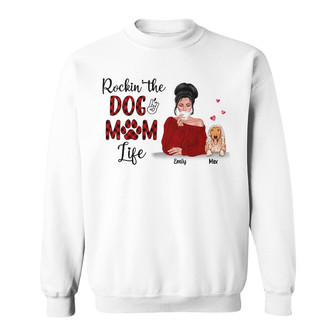 Personalized Dog Mom Sweatshirt - Thegiftio UK