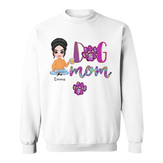 Personalized Dog Mom Sweatshirt - Thegiftio UK