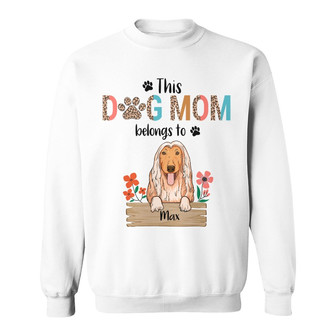 Personalized Dog Mom Sweatshirt - Thegiftio UK