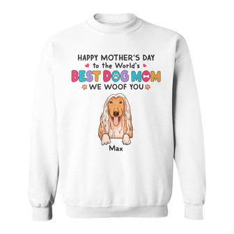 Personalized Dog Mom Sweatshirt - Thegiftio UK