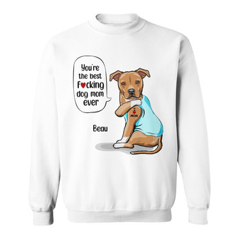 Personalized Dog Mom Sweatshirt - Thegiftio UK
