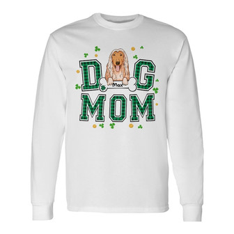 Personalized Dog Patrick's Day Long Sleeve Shirt - Thegiftio UK