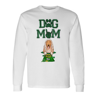 Personalized Dog Patrick's Day Long Sleeve Shirt - Thegiftio UK
