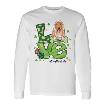 Personalized Dog Patrick's Day Mom Long Sleeve Shirt - Thegiftio UK