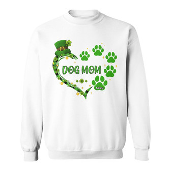 Personalized Dog Patrick's Day Mom Sweatshirt - Thegiftio UK