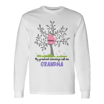 Personalized Easter Mom Grandma Long Sleeve Shirt - Thegiftio UK