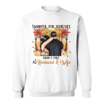 Personalized Fall Couple Sweatshirt - Thegiftio UK