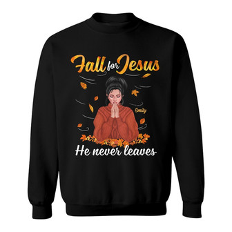 Personalized Fall Girl Sweatshirt - Thegiftio UK