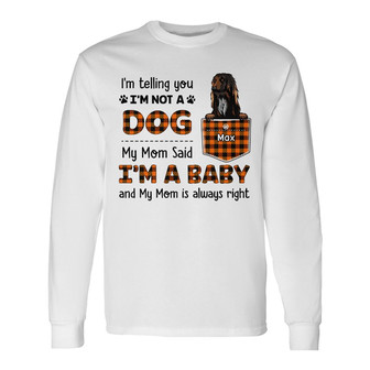 Personalized Fall Halloween Dog Mom Long Sleeve Shirt - Thegiftio UK