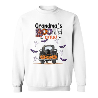 Personalized Fall Halloween Mom Grandma Sweatshirt - Thegiftio UK