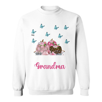 Personalized Fall Halloween Mom Grandma Sweatshirt - Thegiftio UK