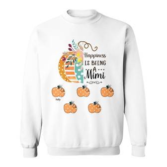 Personalized Fall Halloween Mom Grandma Sweatshirt - Thegiftio UK
