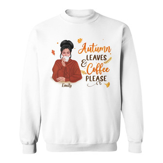 Personalized Fall Pumpkin Girl Sweatshirt - Thegiftio UK