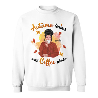 Personalized Fall Pumpkin Girl Sweatshirt - Thegiftio UK