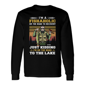 Personalized Fishing Long Sleeve Shirt - Thegiftio UK