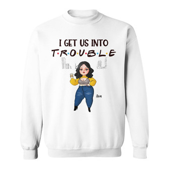 Personalized Friends Couple Sweatshirt - Thegiftio UK