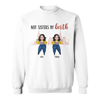 Personalized Friends Sisters By Heart Sweatshirt - Thegiftio UK