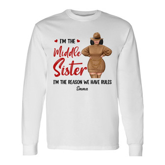 Personalized Friends Sisters Long Sleeve Shirt - Thegiftio UK