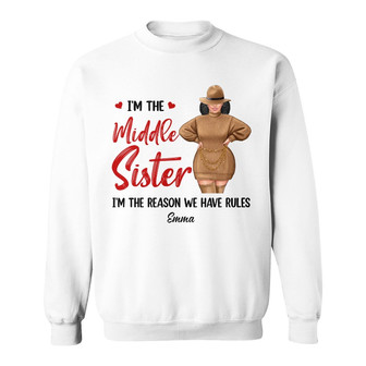 Personalized Friends Sisters Sweatshirt - Thegiftio UK