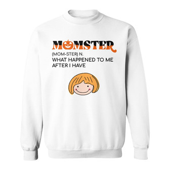 Personalized Funny Momster Halloween Sweatshirt - Thegiftio UK