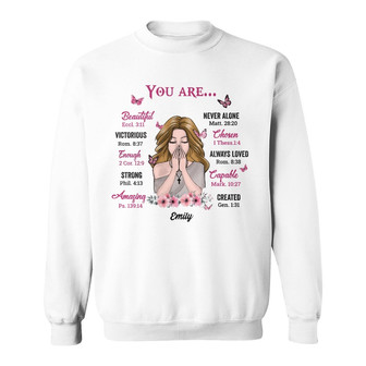 Personalized God You Are Sweatshirt - Thegiftio UK