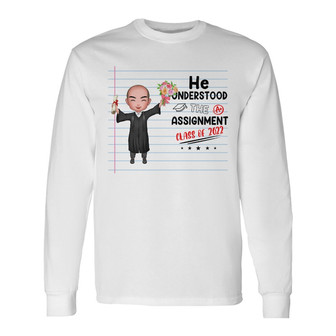 Personalized Graduation 2022 Long Sleeve Shirt - Thegiftio UK