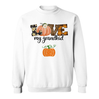 Personalized Grandma Grandkids Fall Halloween Sweatshirt - Thegiftio UK