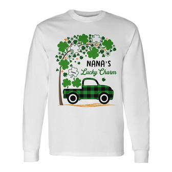 Personalized Grandma Patrick's Day Long Sleeve Shirt - Thegiftio UK