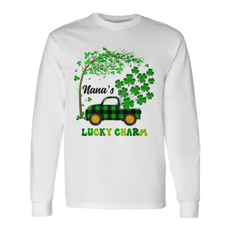 Personalized Grandma Patrick's Day Long Sleeve Shirt - Thegiftio UK