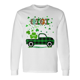 Personalized Grandma Patrick's Day Long Sleeve Shirt - Thegiftio UK