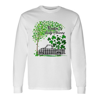 Personalized Grandma Patrick's Day Long Sleeve Shirt - Thegiftio UK