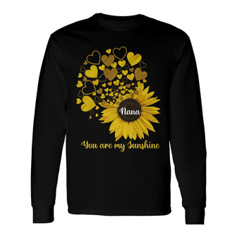 Personalized Grandma Sunflower Little Sunshine Long Sleeve Shirt - Thegiftio UK