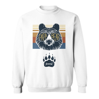 Personalized Grandpa Bear Sweatshirt - Thegiftio UK