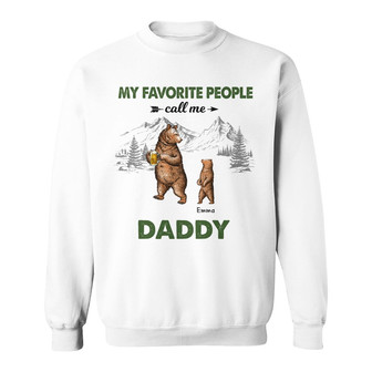 Personalized Grandpa Bear Sweatshirt - Thegiftio UK