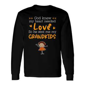 Personalized Grandpa Dad Grandkid Long Sleeve Shirt Long Sleeve Shirt - Thegiftio UK
