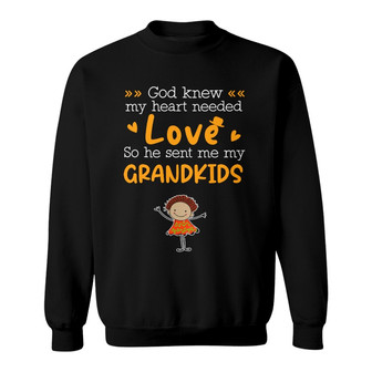Personalized Grandpa Dad Grandkid Sweatshirt Sweatshirt - Thegiftio UK