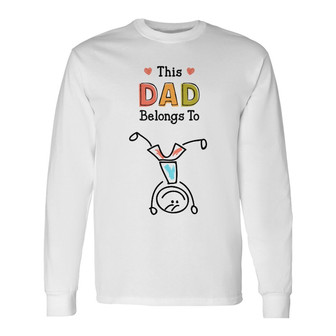 Personalized Grandpa Drawing Long Sleeve Shirt - Thegiftio UK