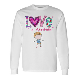 Personalized Love Being Called Grandma Mom Long Sleeve Shirt - Thegiftio UK