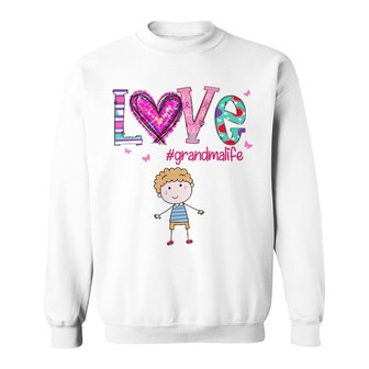 Personalized Love Being Called Grandma Mom Sweatshirt - Thegiftio UK