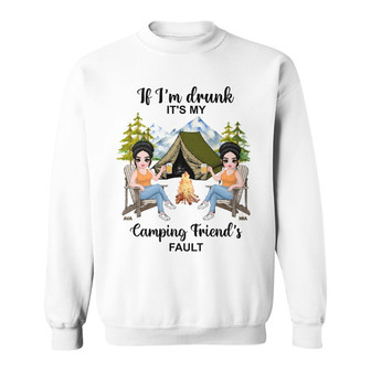Personalized Love Camping Friends Sweatshirt - Thegiftio UK