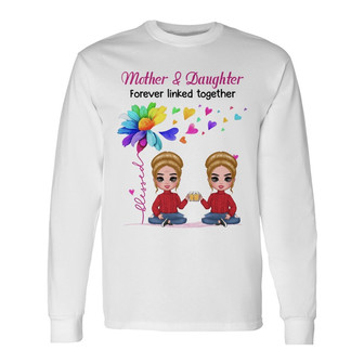 Personalized Mom Daughter Long Sleeve Shirt - Thegiftio UK